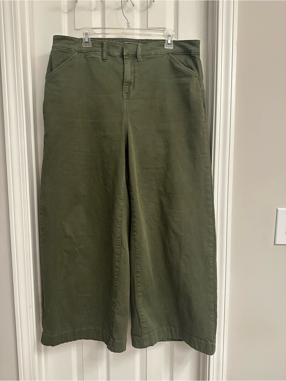 Torrid Wide Leg High-Rise Chino Pants